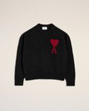 Black Ami de Coeur Wool Sweater