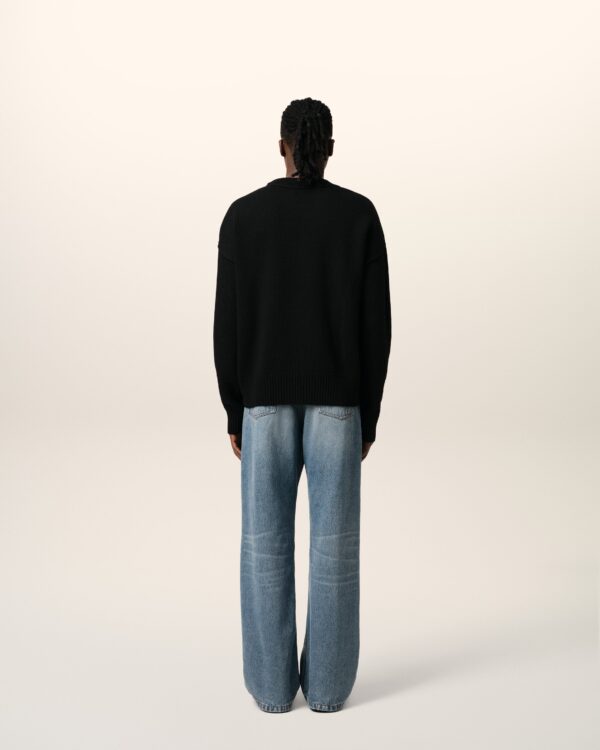 Black Ami de Coeur Wool Sweater - Image 4