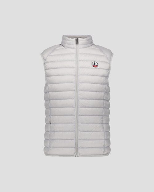 Tom Ice Grey Sleeveless Down Jacket