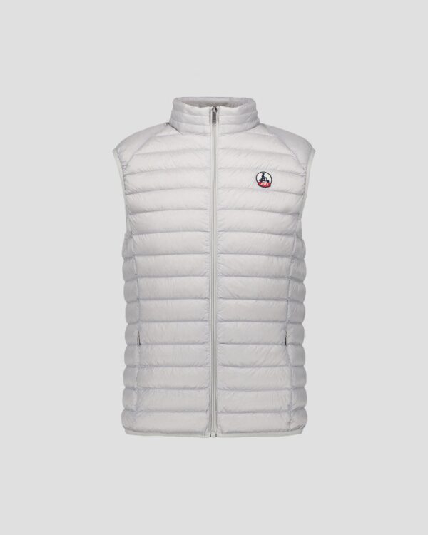 Tom Ice Grey Sleeveless Down Jacket