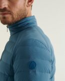 Aragon Blue Jeans Stretch Lightweight Down Jacket
