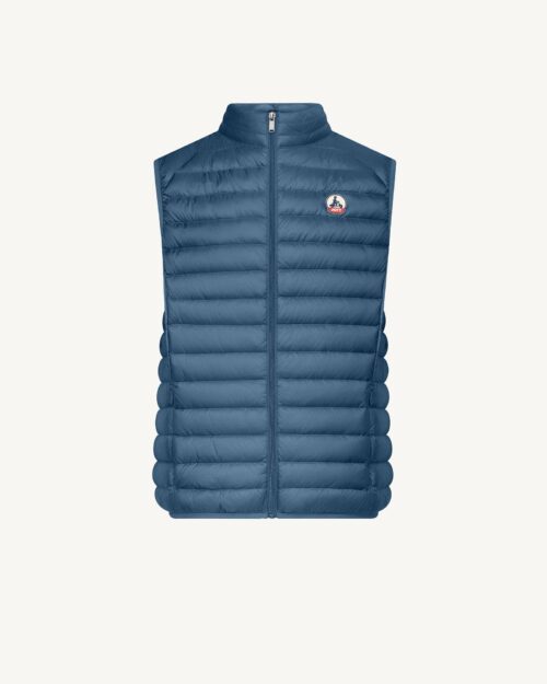 Tom Jeans Blue Sleeveless Down Jacket