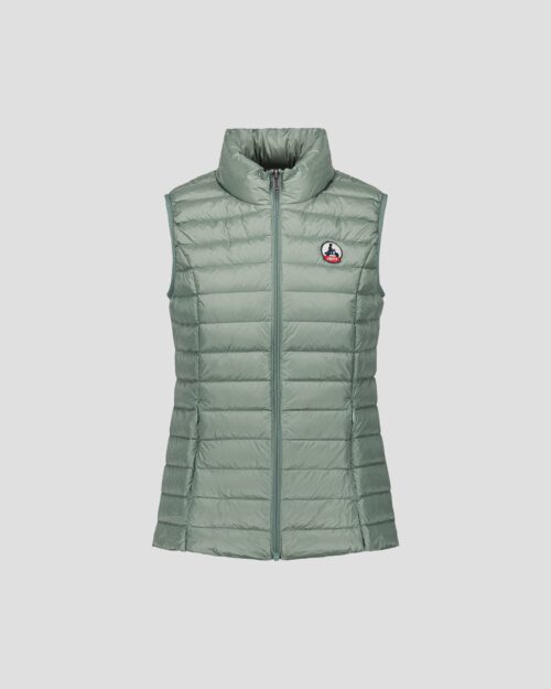 Seda Mineral Green Lightweight Sleeveless Down Jacket