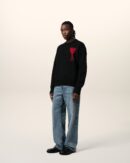 Black Ami de Coeur Wool Sweater