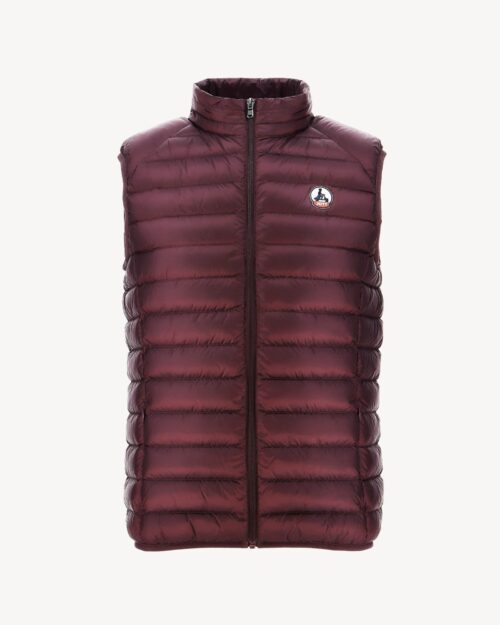 Tom Aubergine Sleeveless Down Jacket