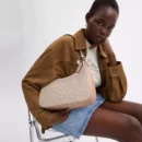Teri hobo bag in exclusive canvas