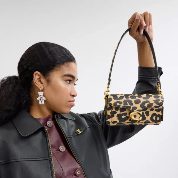 Tabby 20 shoulder bag with leopard print - Image 7
