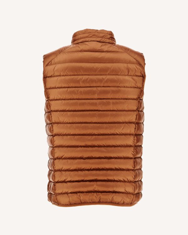 Tom Caramel Sleeveless Down Jacket - Image 3