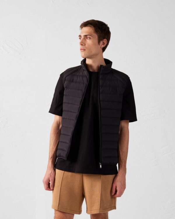 Arafo Black Stretch Sleeveless Down Jacket - Image 3
