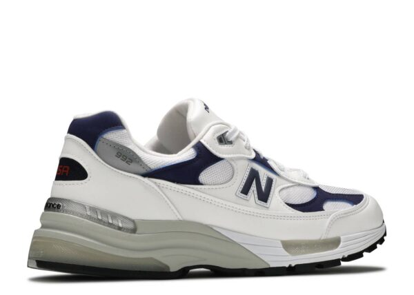 New Balance 992 White Navy - Image 3