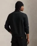 Sudadera de punto doble - Negra/Crema