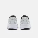 740 Shoes White with Metallic Silver and Black