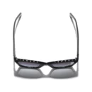 Square Sunglasses - Black. Lenses: Grey, Polarized, Gradient