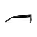 Square Sunglasses - Black. Lenses: Grey, Polarized, Gradient